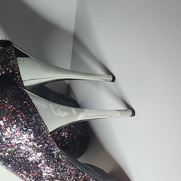 Charlotte Russe Glitter Heels - Picture 3 of 6